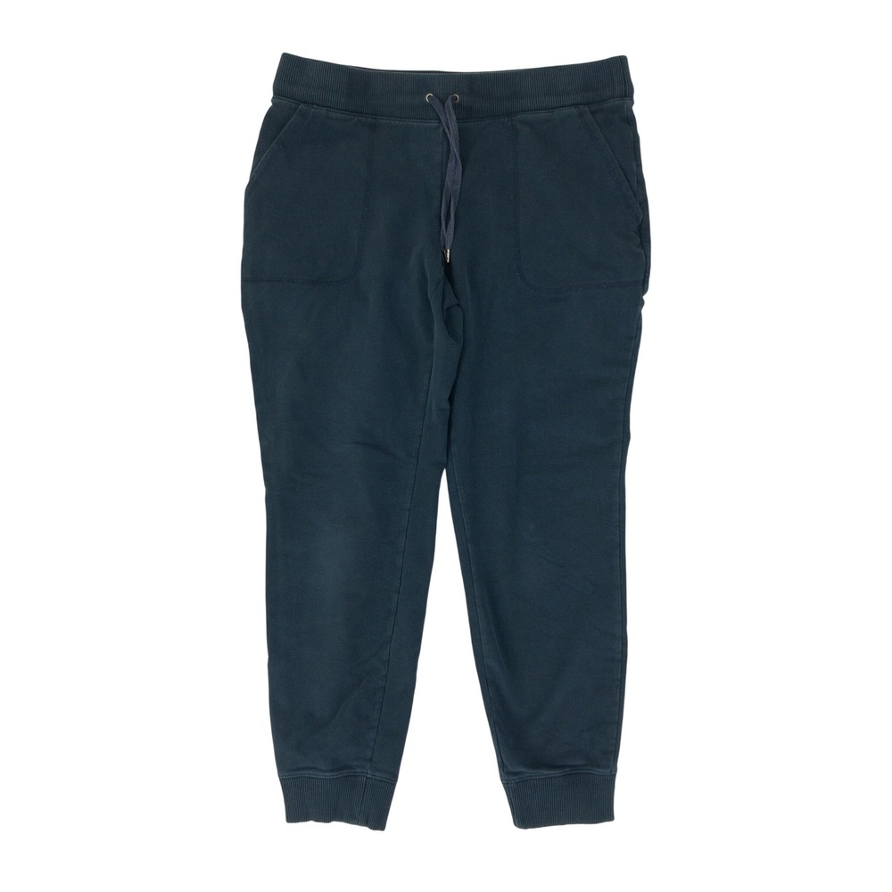 LL Bean Ultrasoft Sweatpants Womens Petite Small Blue Drawstring Joggers Pockets